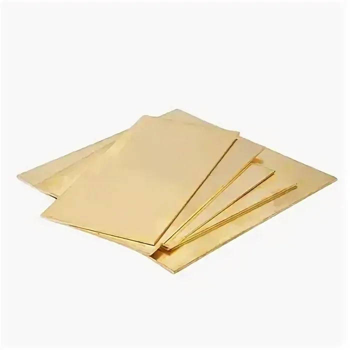 Латунная пластина для поделок 609х609х3 мм ЛМц58-2 ГОСТ 2208-91  ОборонСпецСплав