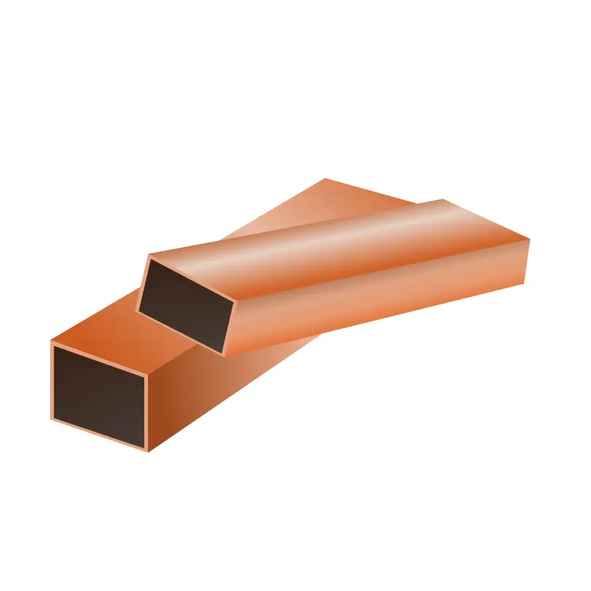 Труба медная прямоугольная М3 11x5.5x0.5 ГОСТ 20900-75  ОборонСпецСплав