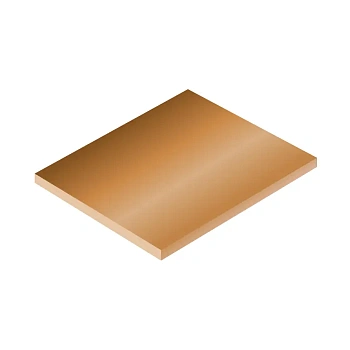 Плита бронзовая БрКМц 300х1500х2500 мм ГОСТ 18175-78 для сварки