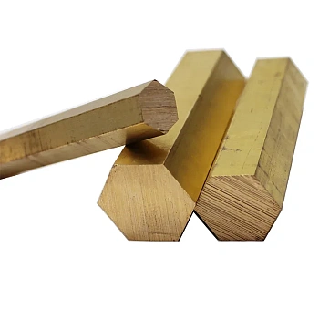 Латунный шестигранник для нефтяной промышленности ЛЖС58-1-1 25 мм ГОСТ 2060-2006 горячекатаный