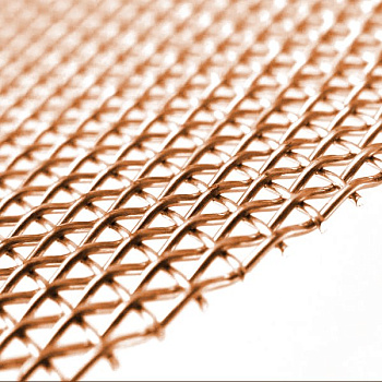 Сетка бронзовая БрОФ6.5-0.4 0.1х0.06 мм ГОСТ 6613-86 высокой точности